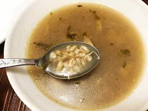 Barley Mushroom Soup