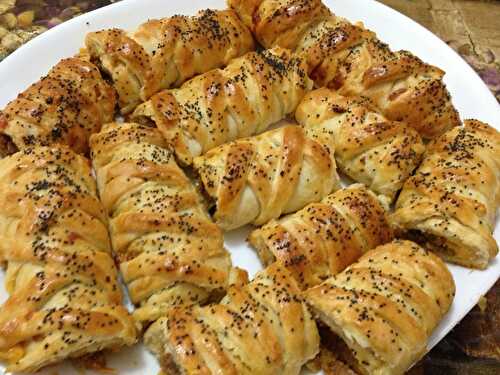 Braided Stuffed Pastry logs