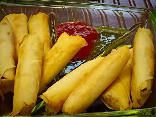 Crispy Baked Spring Rolls