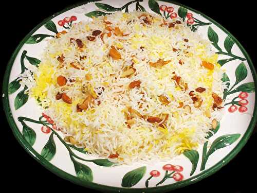 Persian Style Saffron Rice