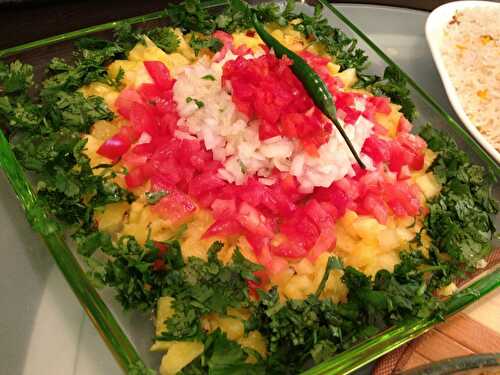Pineapple Kachumbar Salad
