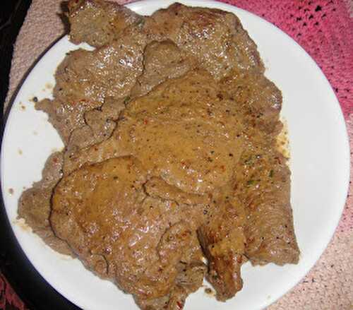 Thin Beef steaks in coconut sauce - Mama's Secret Recipes
