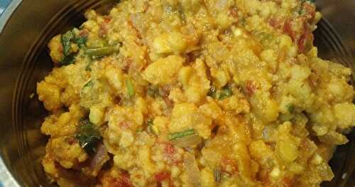Chennai Saidapet Vadacurry Recipe - Vadacurry steamed version - Low Calorie Vadakari 