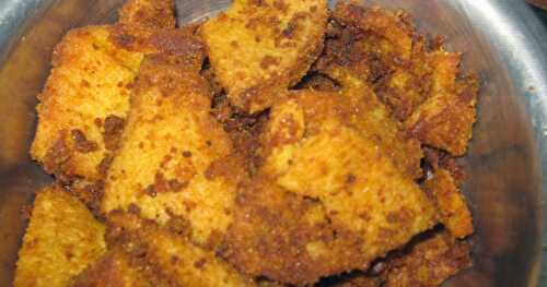 Crispy Karunai Kizhangu Fry Varuval -  Yam masala fry - Karunai Kizhangu chops - Lunch Side dish