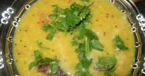 Dal Recipe for Roti - Easy Side dish for chapathi - Dal Tadka for Roti and Rice