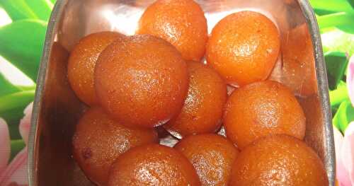 Delicious Paneer Gulab Jamun - Gulab Jamuns using Panner, A Yummy Diwali Sweet Recipe 