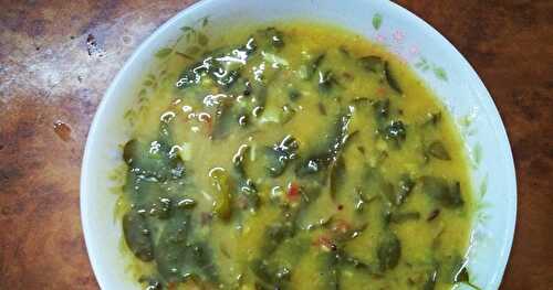 Drumstick leaves Kadaiyal | Murungai Keerai Paruppu Kadaiyal | South Indian Lunch gravy