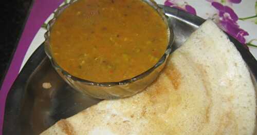 Green Gram Gravy / Pachai Payaru Masala Curry - High Protein Side dish Recipe