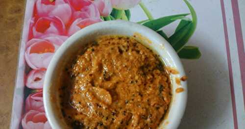Karaikudi Vara Milagai Chutney - Chettinad Milagai Chutney - Red Chilli Chutney - Diet Recipes