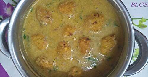  Pakoda Kurma Deepavalli Special Recipe  - Pakodas soaked in Kurma - Traditional Grandma's Recipe - Diwali Festival Recipe