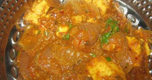 Paneer Cashew Masala Gravy / Cashew Paneer - Side dish for Roti, Chapathi or any North Indian Breads 