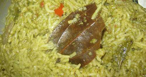 Spicy Kothamalli Pudina Combo Biryani - Coriander Pudina Biryani Variety Rice Lunch Recipe - Easy Lunchbox Recipes