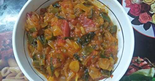 Spring Onion tomato Curry | Vengaya thal Tomato gravy