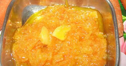 Tasty Carrot Aval Combo Halwa - Nutritious Sweet Recipes - Easy to make Diwali Sweet Recipes