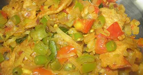 Vegetable Kothu Chapathi - Mixed Veg. Chapathi - Kids Lunchbox Recipe - High Fiber diet for Diabetics