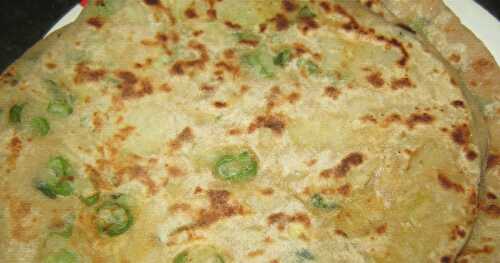 Vegetable Paratha North Indian Special Recipe - Mixed Vegetable Stuffed Paratha - Breakfast Recipes