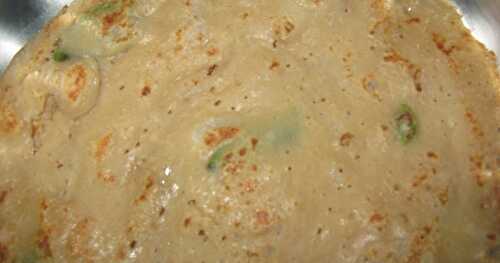 Wheat Rava Uttapam - Wheat Dosa  Godhumai Dosa -  Healthy Tiffin Recipe
