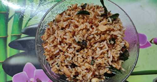 Spicy Flavorful Peanut rice | Verkadalai Sadam | Groundnut Masala Rice Lunchbox Recipe