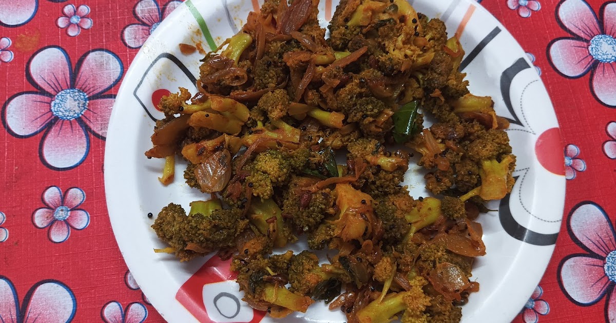 Broccoli Stir Fry | South Indian Style Broccoli Poriyal Recipe