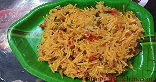 Easy One Pot Tomato Biryani in Tamil Nadu Style