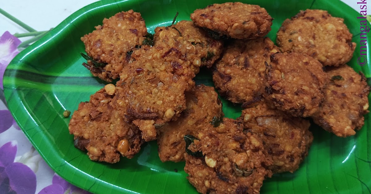 Moonu Paruppu Masal Vadai | The Goodness of Three Lentils in Masal Vada