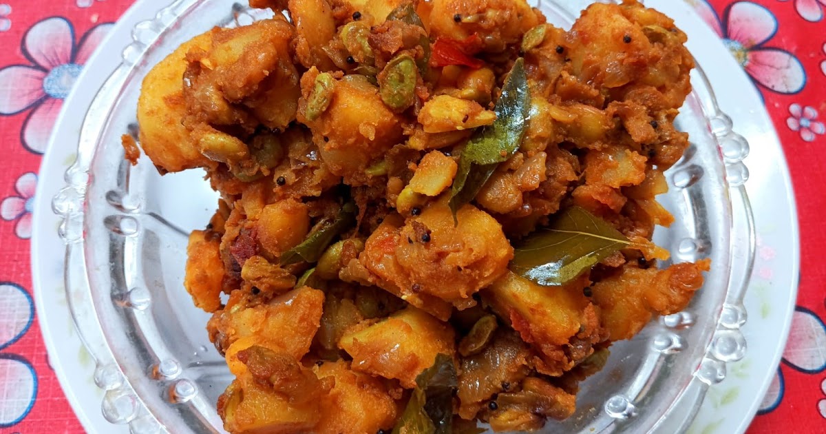 Potato Mochai Varuval | Urulai Pachai Mochai Varuval | Lima Beans & Potato Curry | A Traditional Twist with Modern Flavors