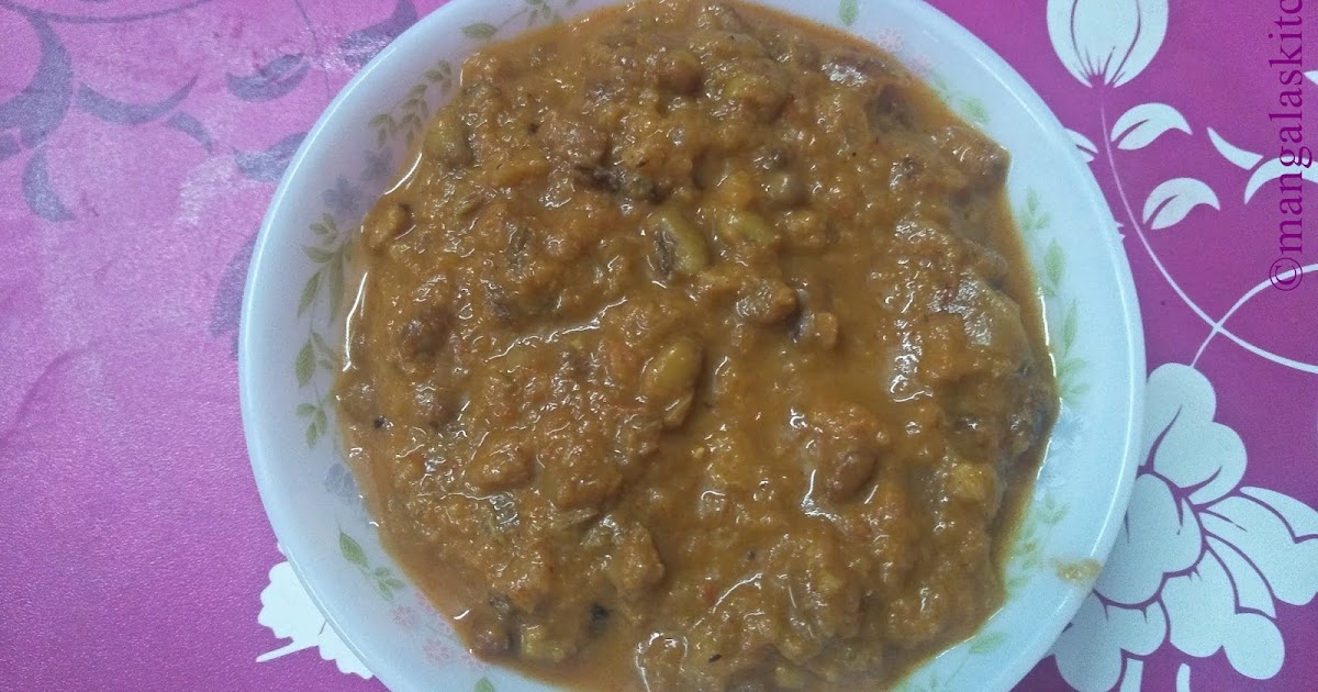 Red Lobia Gravy | Karamani Masala | Chapathi Side dish Recipe | Diabetic Recipe