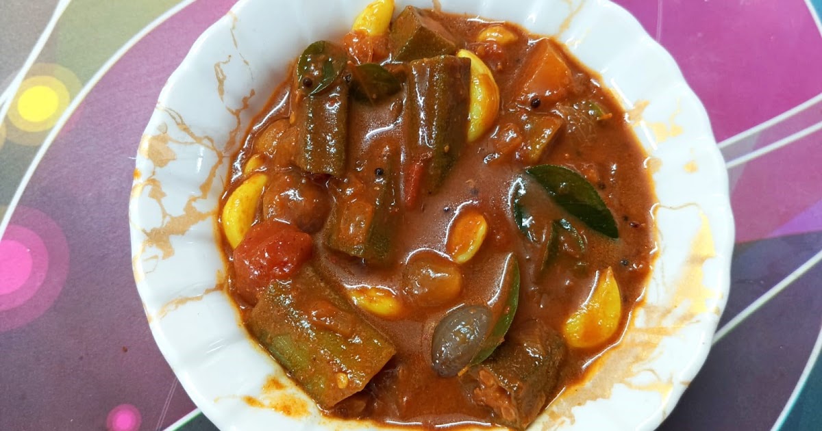 Authentic Tamil Vendakkai Kara Kuzhambu | Village Style Recipe from Grandmother's Kitchen