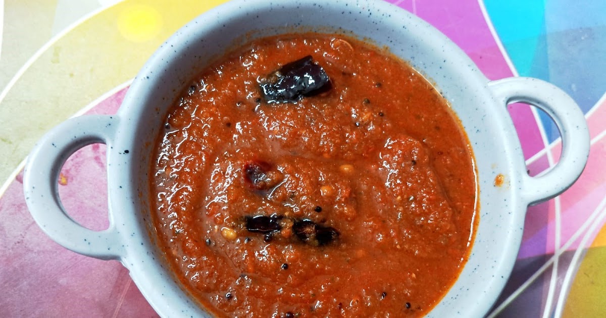 Rottukadai Thakkali Chutney Recipe | Tamil Nadu Roadside Hotel Style Tomato Chutney | Authentic Thakkali Chutney for Breakfast Dishes