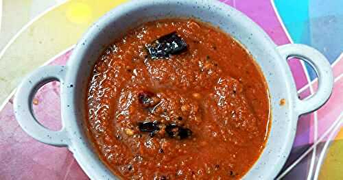 Rottukadai Thakkali Chutney Recipe | Tamil Nadu Roadside Hotel Style Tomato Chutney | Authentic Thakkali Chutney for Breakfast Dishes