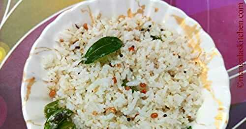 Thengai Sadam Recipe | Authentic Coconut Rice from Tamil Nadu