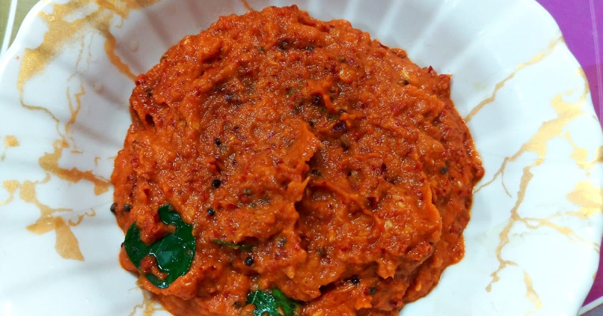 Thanjavur Roja Poo Chutney | Kaara Chutney | Chutney without Coconut