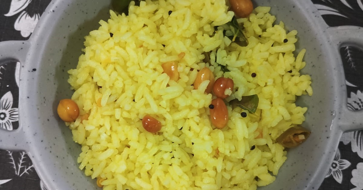 Lemon Rice | Elumichai Sadam with Homegrown Lemons | Lunchbox recipe