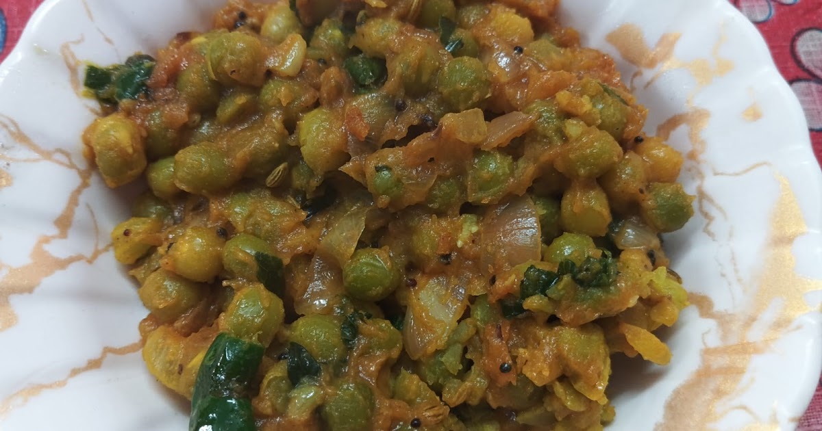 Pachai Pattani Masala Sundal | Quick Green Peas Masala Sundal