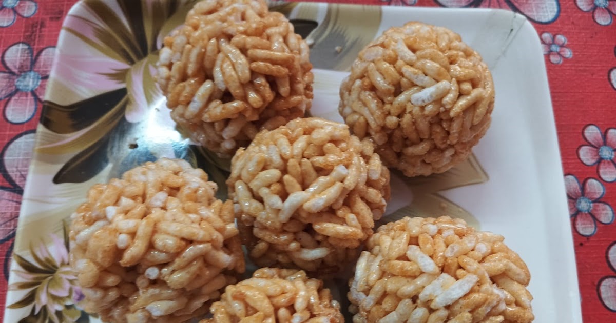 Pori Urundai Recipe | Sweet Jaggery Puffed Rice Balls | Karthigai Deepam Recipe