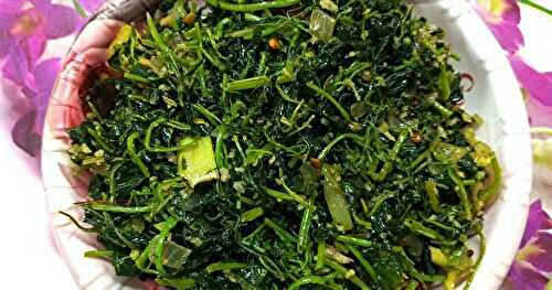 Mulai Keerai Poriyal Recipe | Healthy Amaranth Greens Stir-Fry