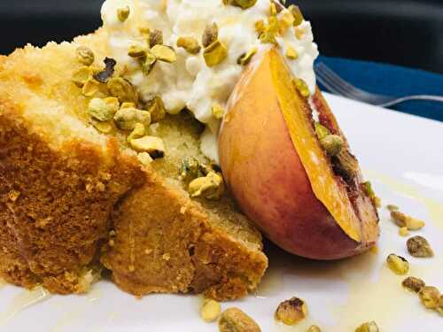 Peach Shortcake - Sweet, Creamy, Nutty, and Crazy Delicious