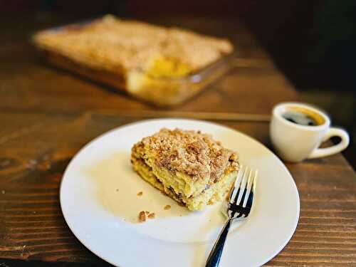 Sour Cream Coffee Cake Recipe