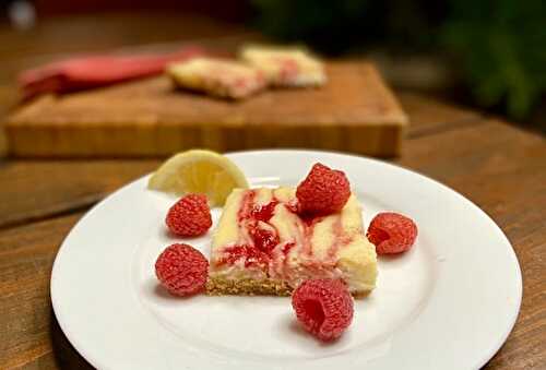 Lemon Raspberry Cheesecake Bars