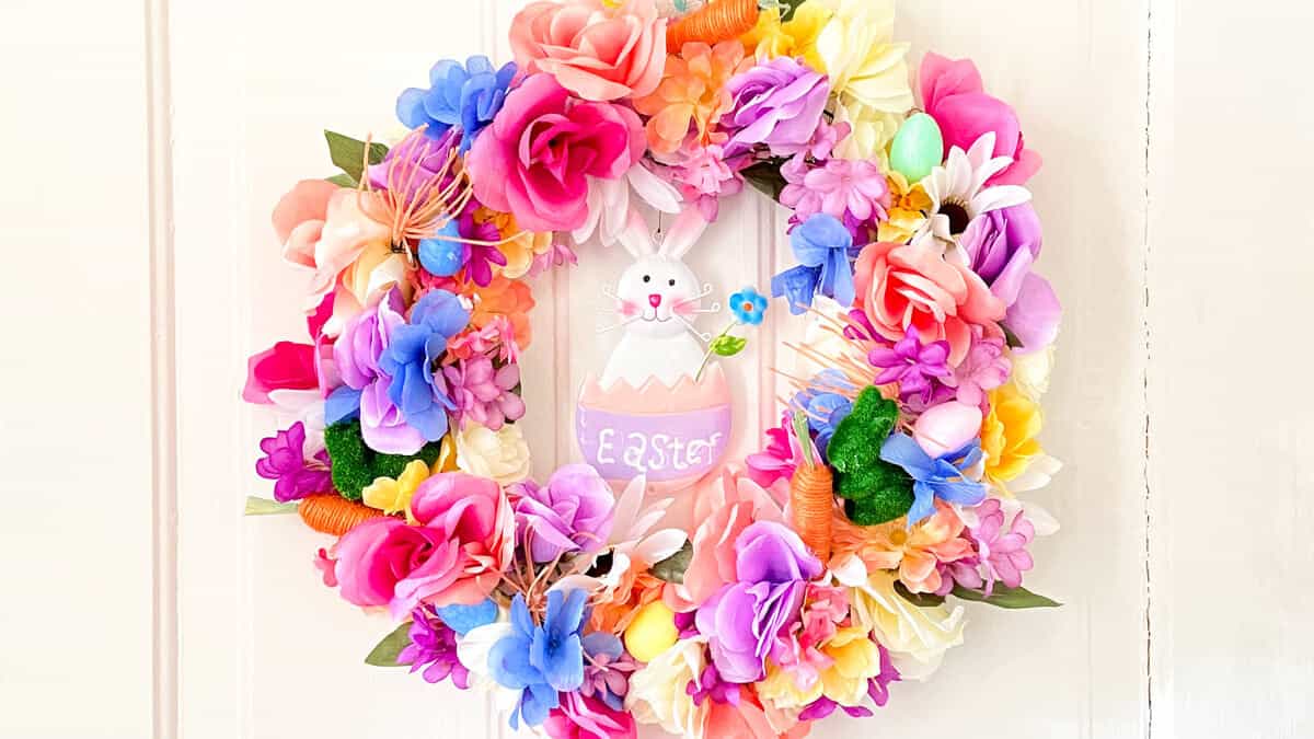 Dollar Tree Easter Wreath