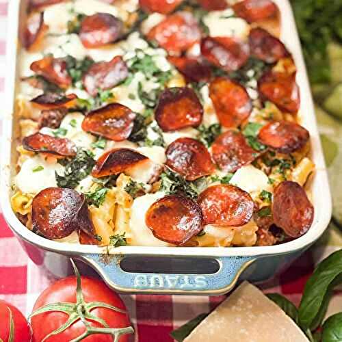 Pizzaiolo Pasta (Pizza Pasta Bake)