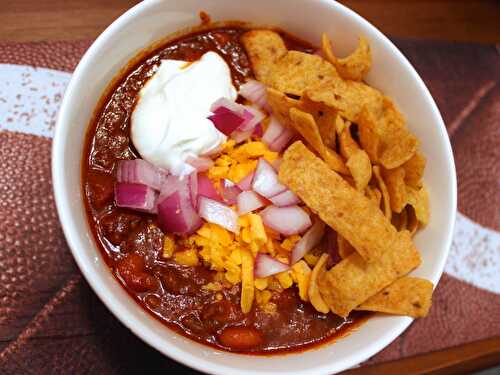 Beef, bacon, and beer chili – Marshmallows & Margaritas