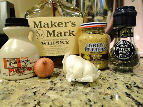 Bourbon-glazed grilled chicken – Marshmallows & Margaritas