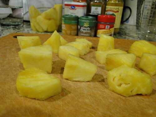 Chicken and pineapple curry – Marshmallows & Margaritas