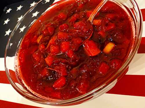 Cranberry sauce with pears – Marshmallows & Margaritas