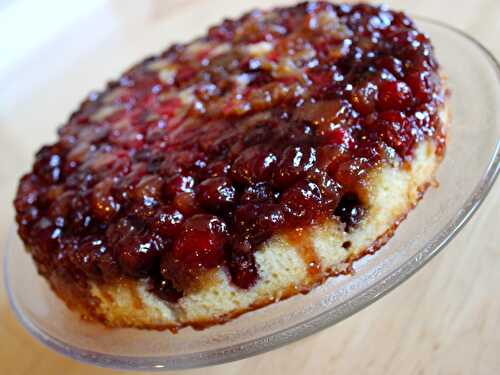 Cranberry upside-down cake – Marshmallows & Margaritas