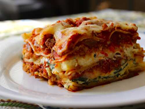 Meaty lasagna – Marshmallows & Margaritas