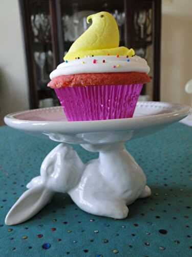Peep cupcakes – Marshmallows & Margaritas