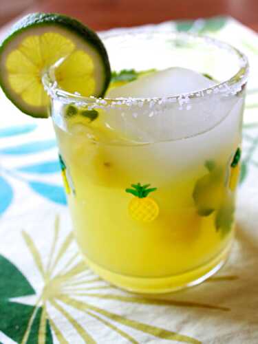 Pineapple and jalapeno-infused tequila – Marshmallows & Margaritas