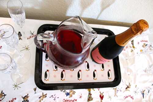 Poinsettia (cranberry-champagne cocktail) – Marshmallows & Margaritas